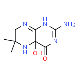 4(1H)-Pteridinone, 2-amino-4a,5,6,7-tetrahydro-4a-hydroxy-6,6-dimethyl- (9CI) structure