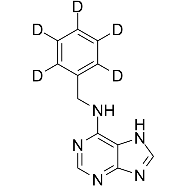 6-Benzylaminopurine-d5 Structure