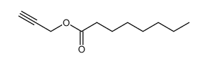 Caprylic acid propargylic ester Structure