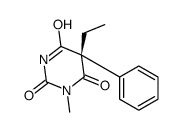 (5S)-5-ethyl-1-methyl-5-phenyl-1,3-diazinane-2,4,6-trione Structure