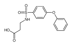 N-[(4-Phenoxyphenyl)sulfonyl]-β-alanine Structure