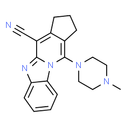 11-(4-methylpiperazin-1-yl)-2,3-dihydro-1H-benzo[4,5]imidazo[1,2-a]cyclopenta[d]pyridine-4-carbonitrile picture