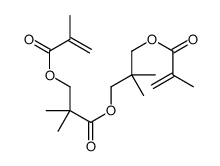 3-[2,2-dimethyl-3-[(2-methyl-1-oxoallyl)oxy]-1-oxopropoxy]-2,2-dimethylpropyl methacrylate Structure