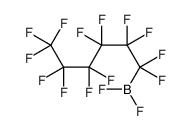 difluoro(1,1,2,2,3,3,4,4,5,5,6,6,6-tridecafluorohexyl)borane Structure