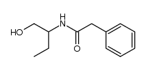 (RS)-2-[N-(phenylacetyl)]-1-butanol Structure