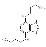 1H-Imidazo[4,5-d]pyridazine-4,7-diamine,N4,N7-dibutyl- structure