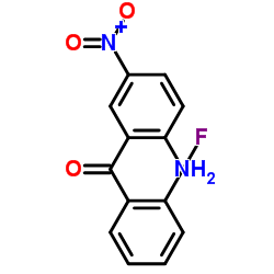 2-Amino-2'-fluoro-5-nitrobenzophenone Structure