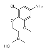 3-chloro-4-[2-(dimethylamino)ethoxy]-5-methoxyaniline,hydrochloride结构式