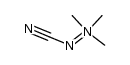 2-Cyano-1,1,1-trimethylhydrazin-1-ium-2-ide结构式