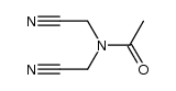 N,N-bis-cyanomethyl-acetamide结构式