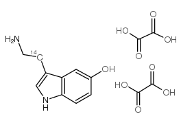 serotonin binoxalate, 5-[2-14c] Structure