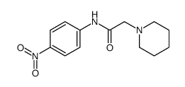 N-(4-nitrophenyl)-2-piperidin-1-ylacetamide Structure