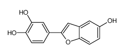 4-(5-hydroxy-1-benzofuran-2-yl)benzene-1,2-diol Structure