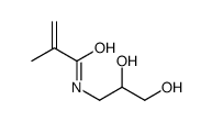 N-(2,3-dihydroxypropyl)-2-methylprop-2-enamide Structure