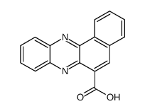 benzo[a]phenazine-6-carboxylic acid Structure