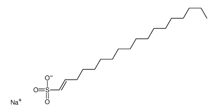 sodium,(Z)-octadec-1-ene-1-sulfonate结构式