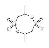 4,8-dimethyl-[1,5,2,6]dioxadithiocane-2,2,6,6-tetraoxide Structure