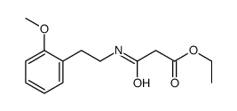 ethyl 3-[2-(2-methoxyphenyl)ethylamino]-3-oxopropanoate Structure