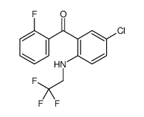 [5-chloro-2-[(2,2,2-trifluoroethyl)amino]phenyl] 2-fluorophenyl ketone picture