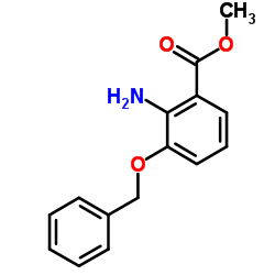 Methyl 2-amino-3-(benzyloxy)benzoate Structure