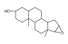 16alpha,17alpha-Epoxy-5alpha-androstan-3alpha-ol结构式