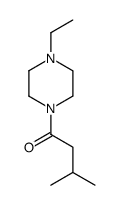 Piperazine, 1-ethyl-4-(3-methyl-1-oxobutyl)- (9CI) structure