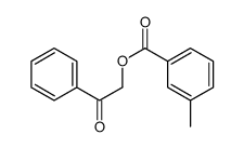 3-Methylbenzoic acid phenacyl ester结构式