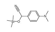 2-(4-(dimethylamino)phenyl)-2-((trimethylsilyl)oxy)acetonitrile Structure