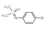 benzene, 1-bromo-4-[(dimethyloxidosulfanylidene)amino]- structure