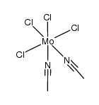 bis(acetonitrile)tetrachloromolybdenum(IV) Structure