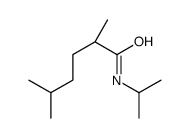 (2R)-2,5-dimethyl-N-propan-2-ylhexanamide结构式