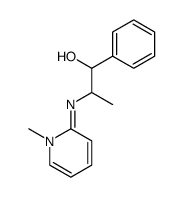 2-[1-Methyl-1H-pyridin-(2E)-ylideneamino]-1-phenyl-propan-1-ol结构式