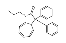 3,3-diphenyl-1-propyl-3aH-cyclohepta[b]pyrrol-2-one Structure