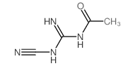 N-[amino-(cyanoamino)methylidene]acetamide Structure