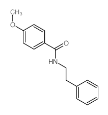 4-methoxy-N-phenethyl-benzamide Structure