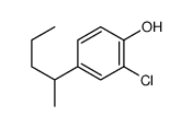 2-chloro-4-pentan-2-ylphenol Structure