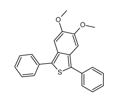 5,6-dimethoxy-1,3-diphenyl-2-benzothiophene Structure