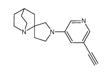 1'-(5-ethynyl-3-pyridyl)-spiro[1-azabicyclo[2.2.2]octane-2,3'-pyrrolidine] Structure
