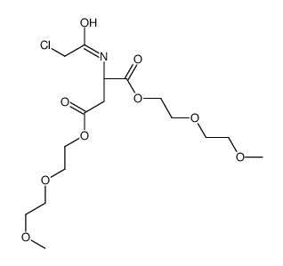 bis[2-(2-methoxyethoxy)ethyl] (2S)-2-[(2-chloroacetyl)amino]butanedioate Structure