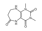 1H-Pyrimido[4,5-b][1,4]diazepine-2,4,6(3H)-trione,5,7,8,9-tetrahydro-1,3-dimethyl- Structure