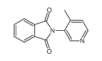 2-(4-methylpyridin-3-yl)isoindole-1,3-dione结构式