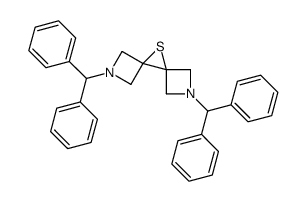 2,7-dibenzhydryl-9-thia-2,7-diazadispiro[3.0.35.14]nonane Structure