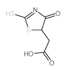 (2-mercapto-4-oxo-4,5-dihydro-1,3-thiazol-5-yl)acetic acid picture