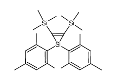 1,1-dimesityl-2,3-bis(trimethylsilyl)-1-silacyclopropene Structure