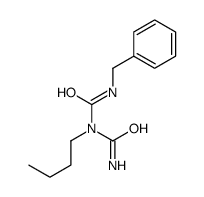 3-benzyl-1-butyl-1-carbamoylurea Structure
