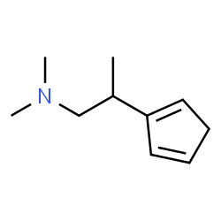 1,4-Cyclopentadiene-1-ethanamine,N,N,beta-trimethyl-(9CI) Structure