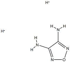 1,2,5-Oxadiazole-3,4-diamine,conjugatediacid(9CI) Structure