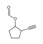 Cyclopentanol, 2-ethynyl-, formate, cis- (9CI) structure