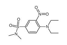 4-(diethylamino)-N,N-dimethyl-3-nitrobenzenesulfonamide结构式