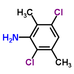 2,5-Dichloro-3,6-dimethylbenzenamine structure